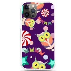 Owl-pattern-background Iphone 12 Pro Max Tpu Uv Print Case by uniart180623