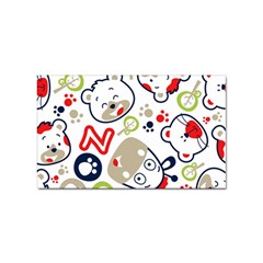 Animals-pattern Sticker Rectangular (100 Pack)