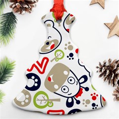 Animals-pattern Ornament (christmas Tree)  by uniart180623