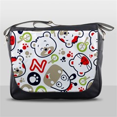 Animals-pattern Messenger Bag