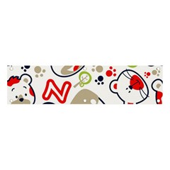 Animals-pattern Banner And Sign 4  X 1 