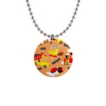 Seamless-pattern-cartoon-with-transportation-vehicles 1  Button Necklace Front