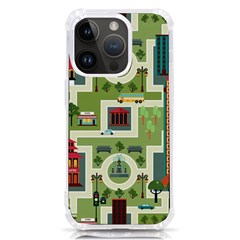 City-seamless-pattern Iphone 14 Pro Tpu Uv Print Case