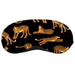 Seamless-exotic-pattern-with-tigers Sleeping Mask by uniart180623