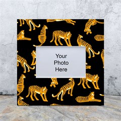 Seamless-exotic-pattern-with-tigers White Box Photo Frame 4  X 6  by uniart180623