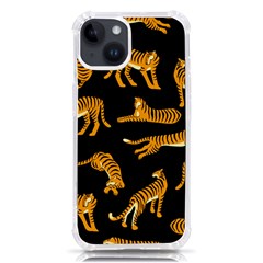 Seamless-exotic-pattern-with-tigers Iphone 14 Tpu Uv Print Case