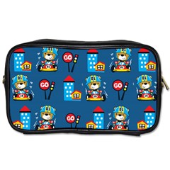 Racing-car-printing-set-cartoon-vector-pattern Toiletries Bag (one Side) by uniart180623