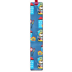 Racing-car-printing-set-cartoon-vector-pattern Large Book Marks by uniart180623