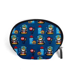 Racing-car-printing-set-cartoon-vector-pattern Accessory Pouch (small) by uniart180623