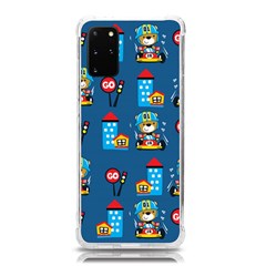 Racing-car-printing-set-cartoon-vector-pattern Samsung Galaxy S20plus 6 7 Inch Tpu Uv Case by uniart180623