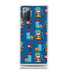 Racing-car-printing-set-cartoon-vector-pattern Samsung Galaxy Note 20 Tpu Uv Case by uniart180623