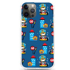 Racing-car-printing-set-cartoon-vector-pattern Iphone 12 Pro Max Tpu Uv Print Case by uniart180623