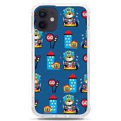 Racing-car-printing-set-cartoon-vector-pattern Iphone 12 Mini Tpu Uv Print Case	 by uniart180623