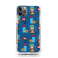 Racing-car-printing-set-cartoon-vector-pattern Iphone 11 Pro 5 8 Inch Tpu Uv Print Case by uniart180623