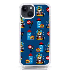 Racing-car-printing-set-cartoon-vector-pattern Iphone 14 Tpu Uv Print Case by uniart180623