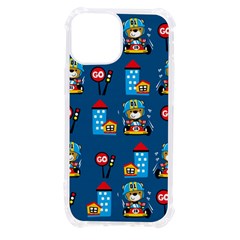 Racing-car-printing-set-cartoon-vector-pattern Iphone 13 Mini Tpu Uv Print Case by uniart180623