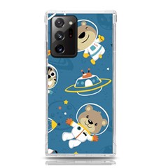 Seamless-pattern-funny-astronaut-outer-space-transportation Samsung Galaxy Note 20 Ultra Tpu Uv Case by uniart180623