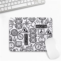 Navigation-seamless-pattern Small Mousepad by uniart180623