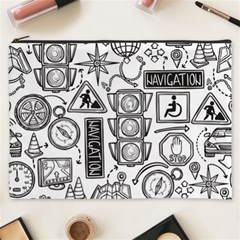 Navigation-seamless-pattern Cosmetic Bag (xxxl) by uniart180623