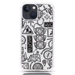 Navigation-seamless-pattern Iphone 13 Mini Tpu Uv Print Case