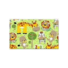 Funny-animals-cartoon Sticker Rectangular (10 Pack) by uniart180623