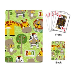 Funny-animals-cartoon Playing Cards Single Design (rectangle)