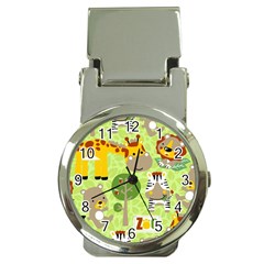 Funny-animals-cartoon Money Clip Watches by uniart180623