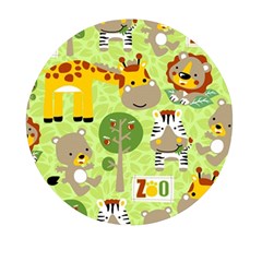 Funny-animals-cartoon Mini Round Pill Box