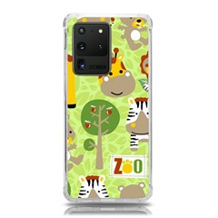 Funny-animals-cartoon Samsung Galaxy S20 Ultra 6 9 Inch Tpu Uv Case by uniart180623