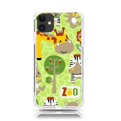 Funny-animals-cartoon Iphone 11 Tpu Uv Print Case by uniart180623