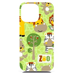 Funny-animals-cartoon Iphone 14 Pro Max Black Uv Print Case