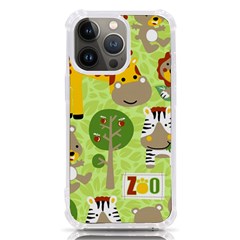 Funny-animals-cartoon Iphone 13 Pro Tpu Uv Print Case