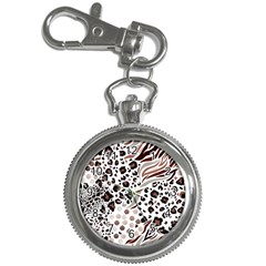 Mix-animal-skin-prints-seamless-pattern-vector Key Chain Watches by uniart180623