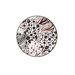 Mix-animal-skin-prints-seamless-pattern-vector Hat Clip Ball Marker (4 Pack) by uniart180623