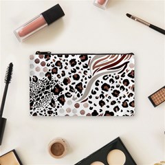 Mix-animal-skin-prints-seamless-pattern-vector Cosmetic Bag (small) by uniart180623