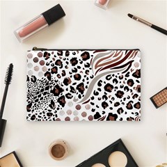 Mix-animal-skin-prints-seamless-pattern-vector Cosmetic Bag (medium) by uniart180623