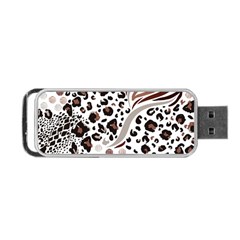 Mix-animal-skin-prints-seamless-pattern-vector Portable Usb Flash (one Side) by uniart180623