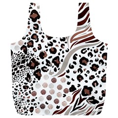 Mix-animal-skin-prints-seamless-pattern-vector Full Print Recycle Bag (xl) by uniart180623