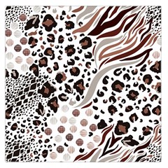 Mix-animal-skin-prints-seamless-pattern-vector Square Satin Scarf (36  X 36 ) by uniart180623