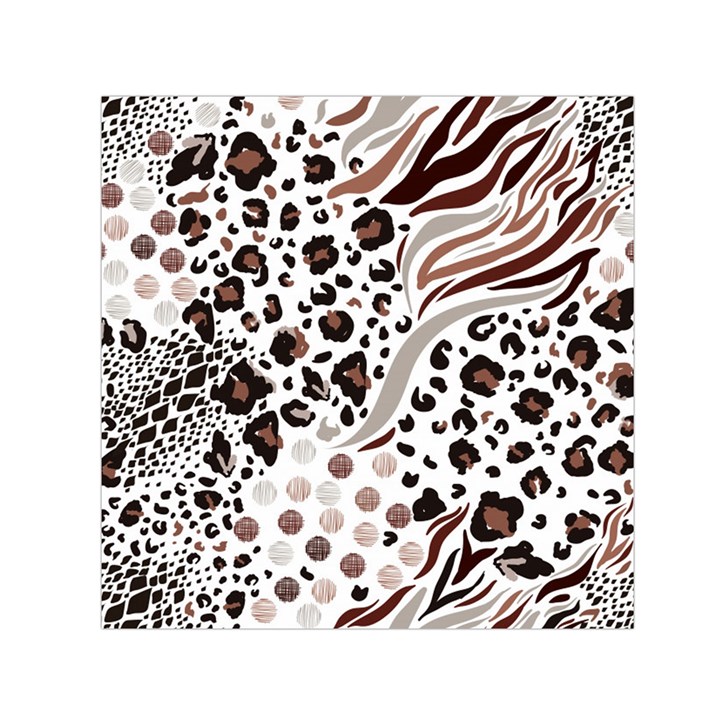 Mix-animal-skin-prints-seamless-pattern-vector Square Satin Scarf (30  x 30 )