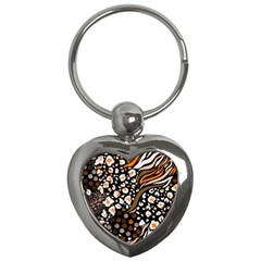 Trendy-mix-animal-skin-prints Key Chain (heart)