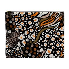 Trendy-mix-animal-skin-prints Cosmetic Bag (xl) by uniart180623