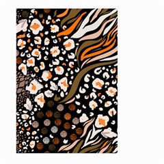 Trendy-mix-animal-skin-prints Large Garden Flag (two Sides) by uniart180623