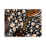 Trendy-mix-animal-skin-prints Premium Plush Fleece Blanket (Mini) 35 x27  Blanket Front