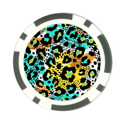 Seamless-leopard-wild-pattern-animal-print Poker Chip Card Guard (10 Pack) by uniart180623