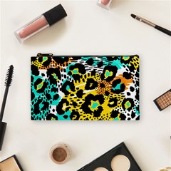 Seamless-leopard-wild-pattern-animal-print Cosmetic Bag (small) by uniart180623