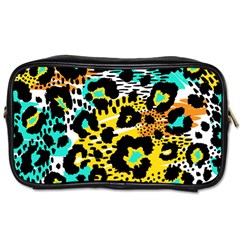 Seamless-leopard-wild-pattern-animal-print Toiletries Bag (two Sides) by uniart180623