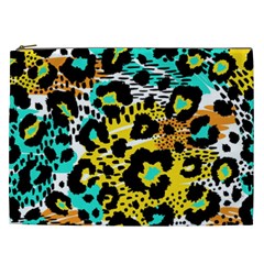 Seamless-leopard-wild-pattern-animal-print Cosmetic Bag (xxl) by uniart180623