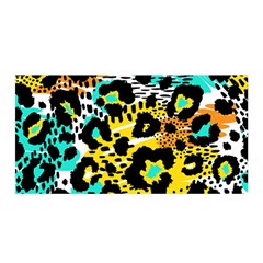 Seamless-leopard-wild-pattern-animal-print Satin Wrap 35  X 70  by uniart180623