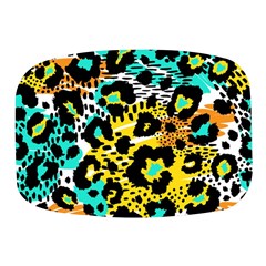 Seamless-leopard-wild-pattern-animal-print Mini Square Pill Box by uniart180623